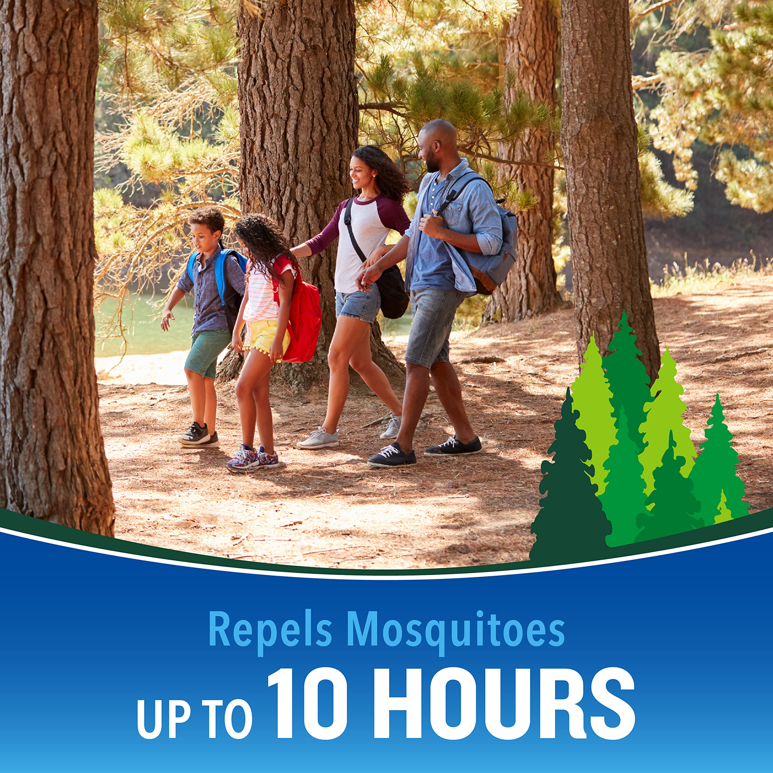 Cutter Backwoods Insect Repellent 6 oz aerosol can side view