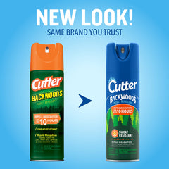 Cutter Backwoods Insect Repellent 6 Oz can side view