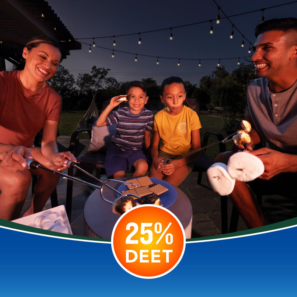 Cutter Backwoods Insect Repellent in a camping setting
