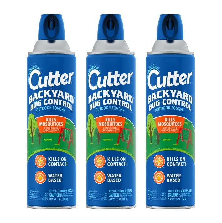 Cutter Backyard Bug Control Fogger 16 oz can, front view