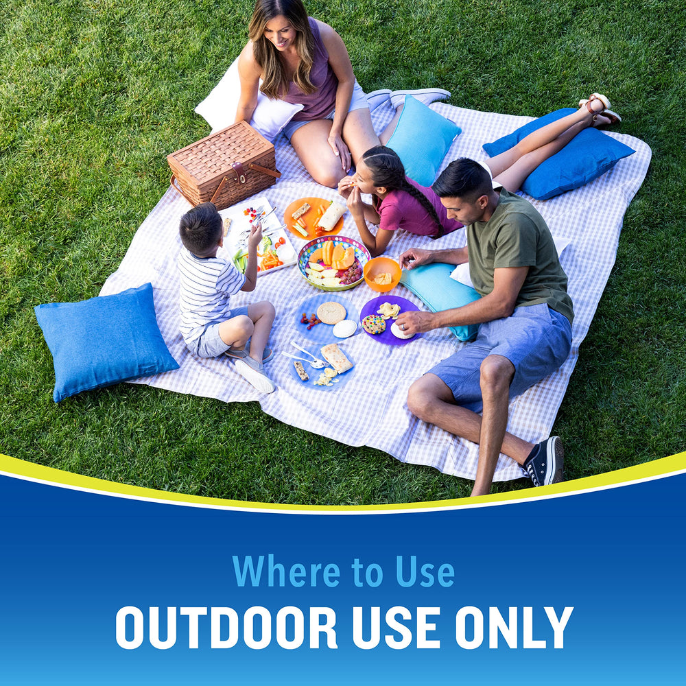 Cutter Lemon Eucalyptus Mosquito Repellent Spray in outdoor setting
