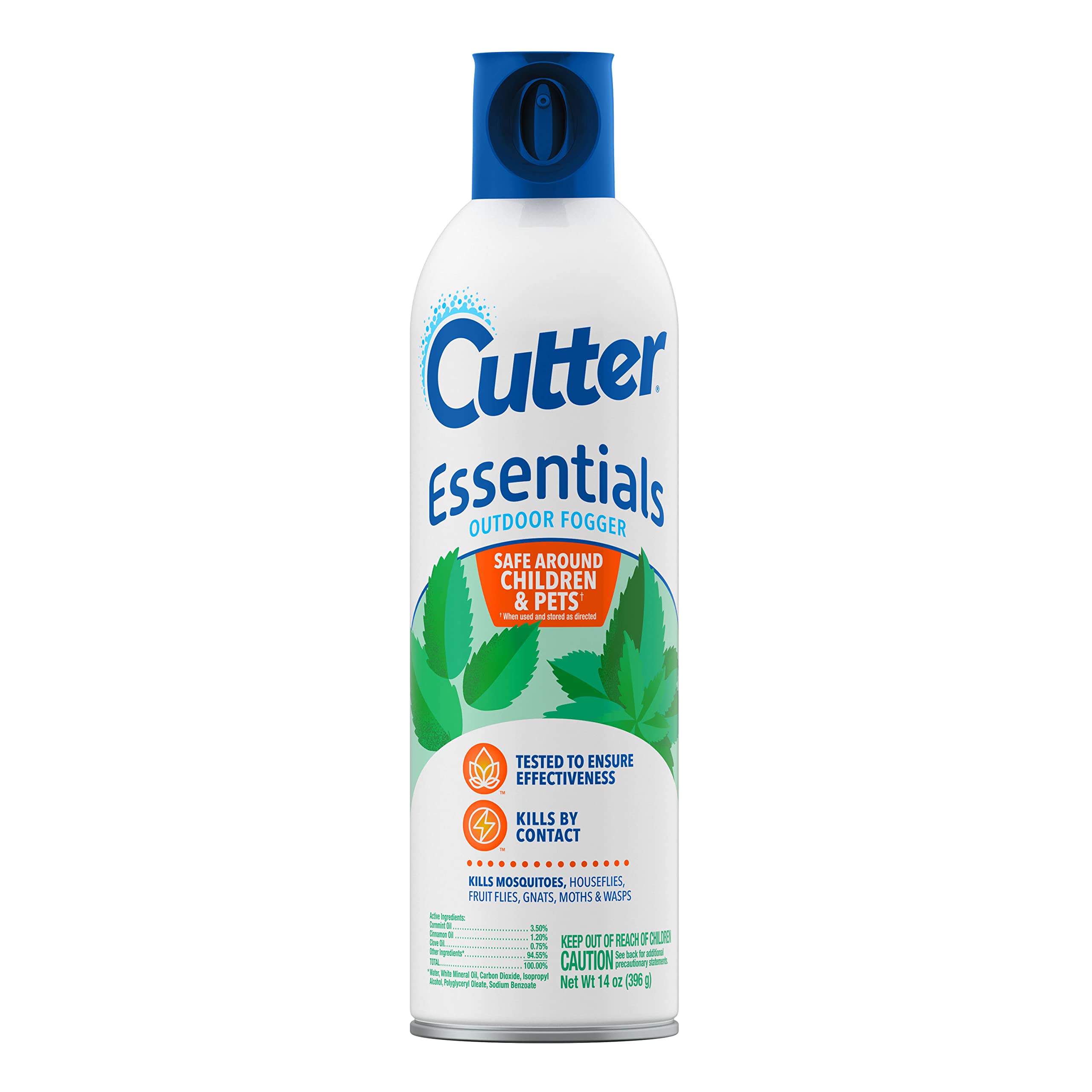 Cutter Outdoor Fogger 14 oz aerosol front view