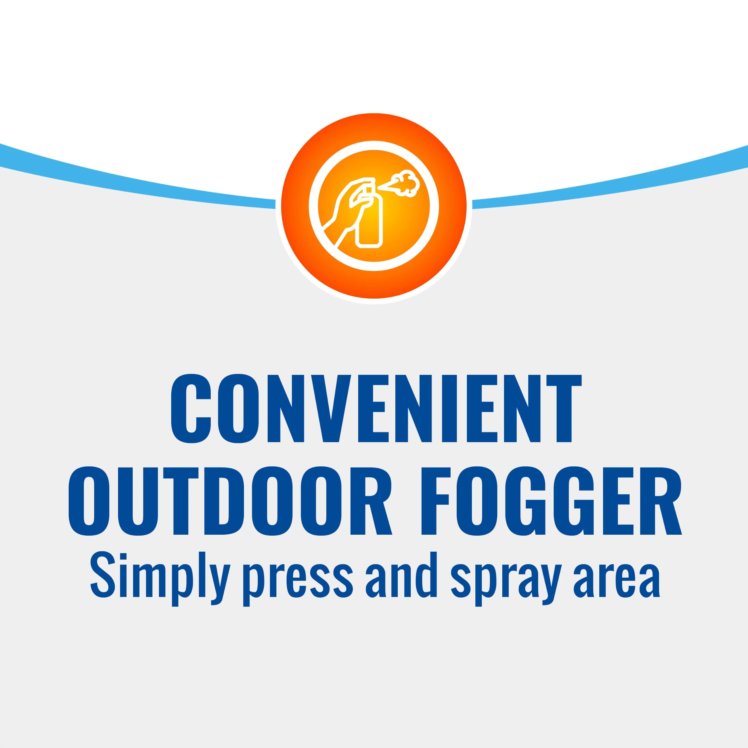 Cutter Outdoor Fogger 14 oz unscented formula details