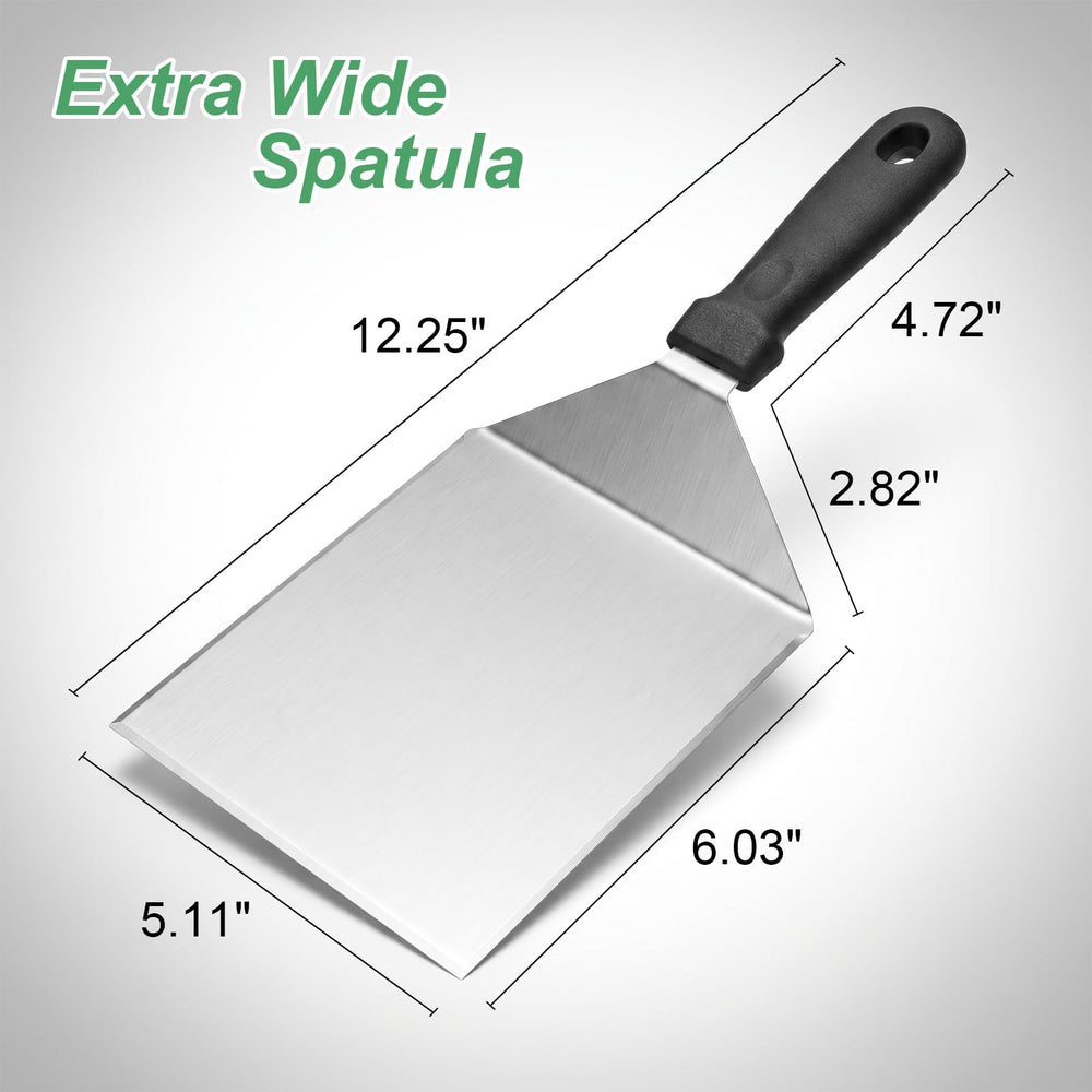 Cuttte Smash Burger Spatula showing beveled edges
