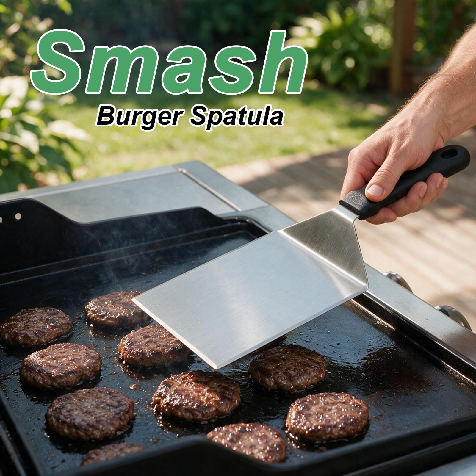 Cuttte Smash Burger Spatula with packaging