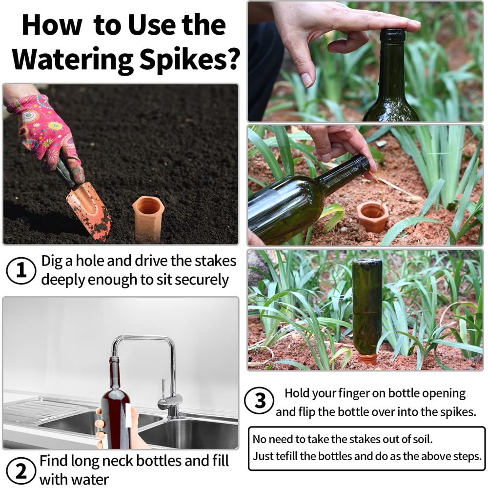 CUZZME Plant Watering Devices packaging display