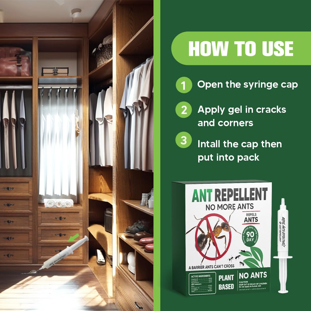 CVKDGJD Ant Repellent displayed in a kitchen setting