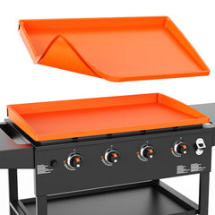 Cxesp 36" Silicone Griddle Mat in orange front view