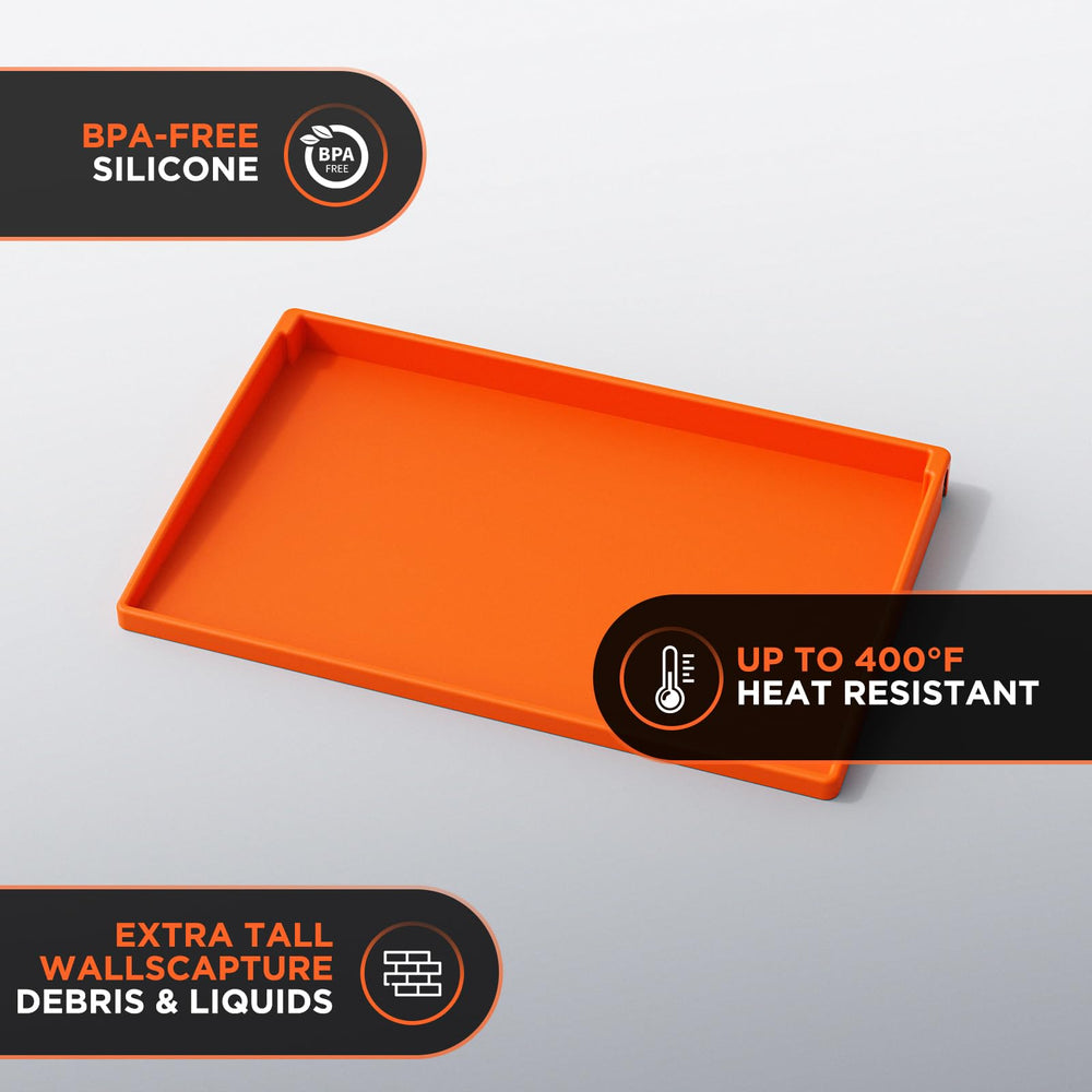 Cxesp griddle mat demonstrating easy clean surface