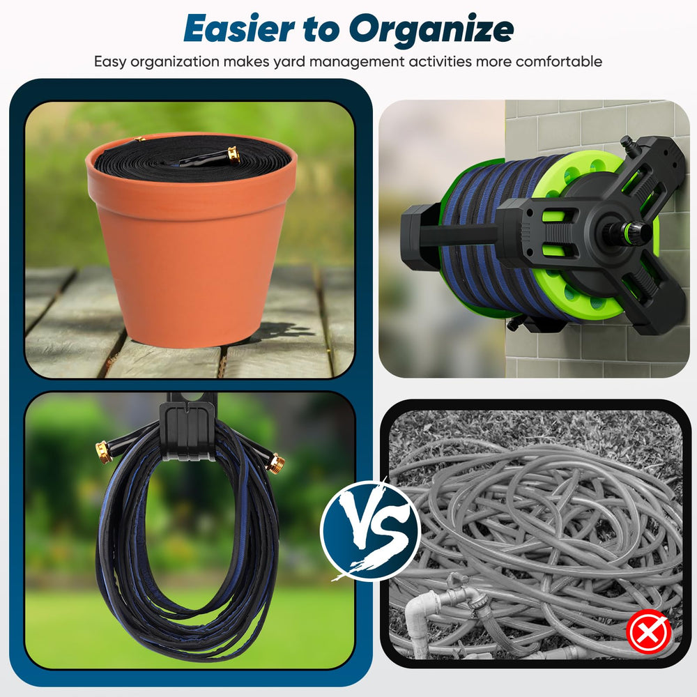 CXEZSIK garden hose in use watering a garden
