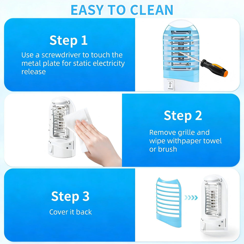 CXIENAOY Bug Zapper Indoor in use in a kitchen