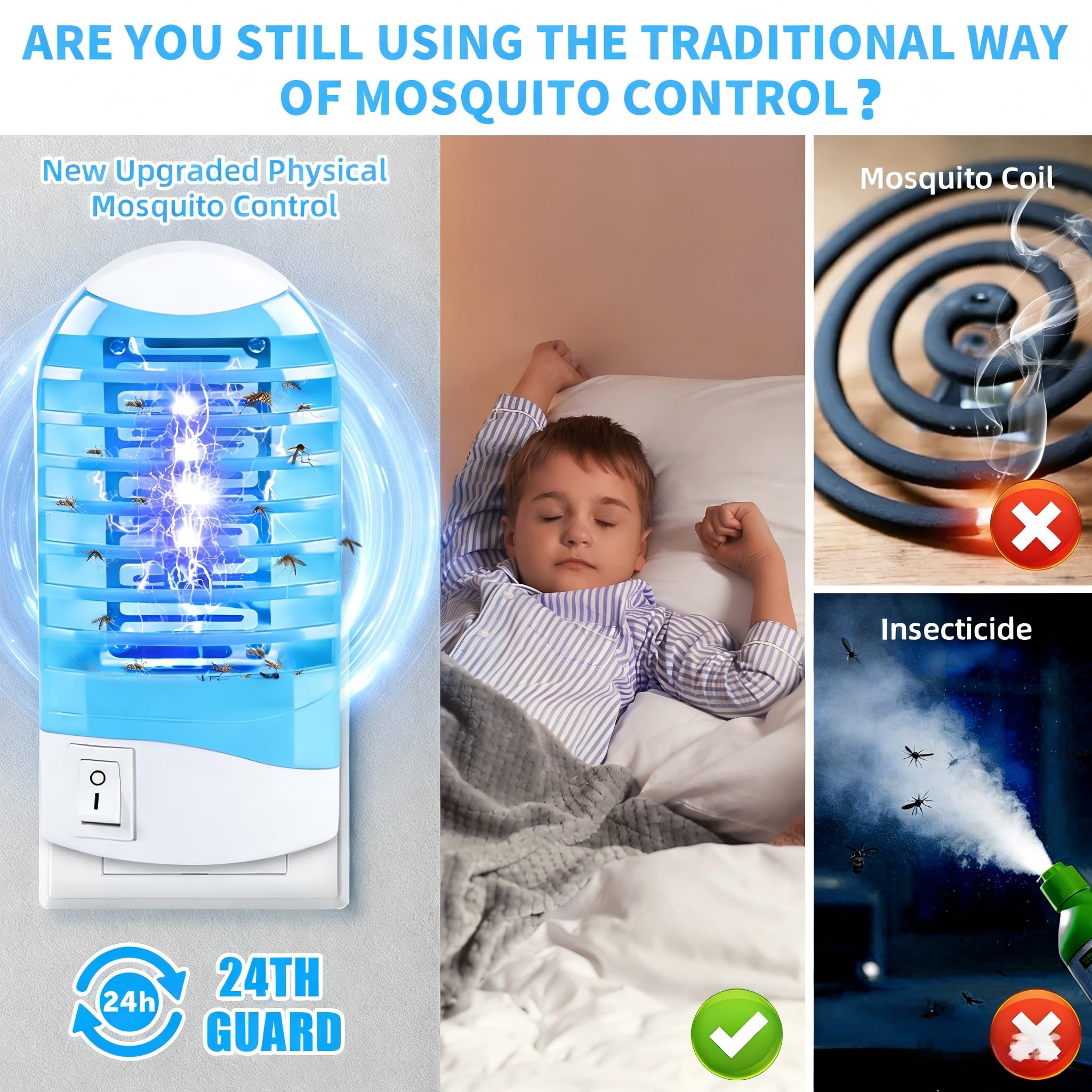 CXIENAOY Bug Zapper Indoor showing easy cleaning process