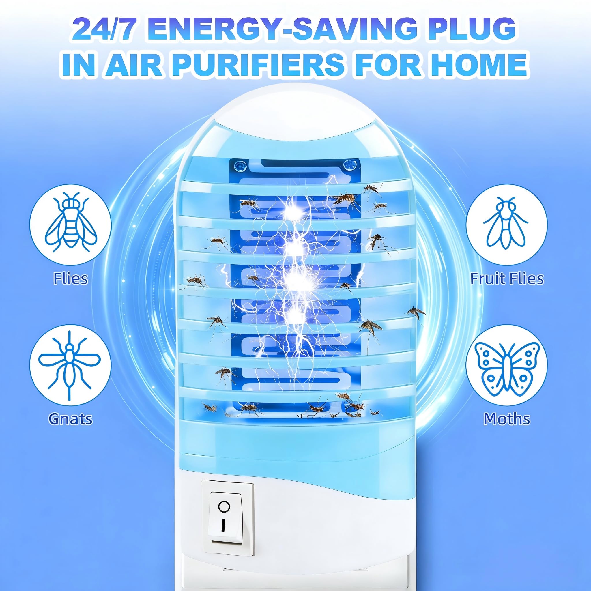 CXIENAOY Bug Zapper Indoor with electric grid technology