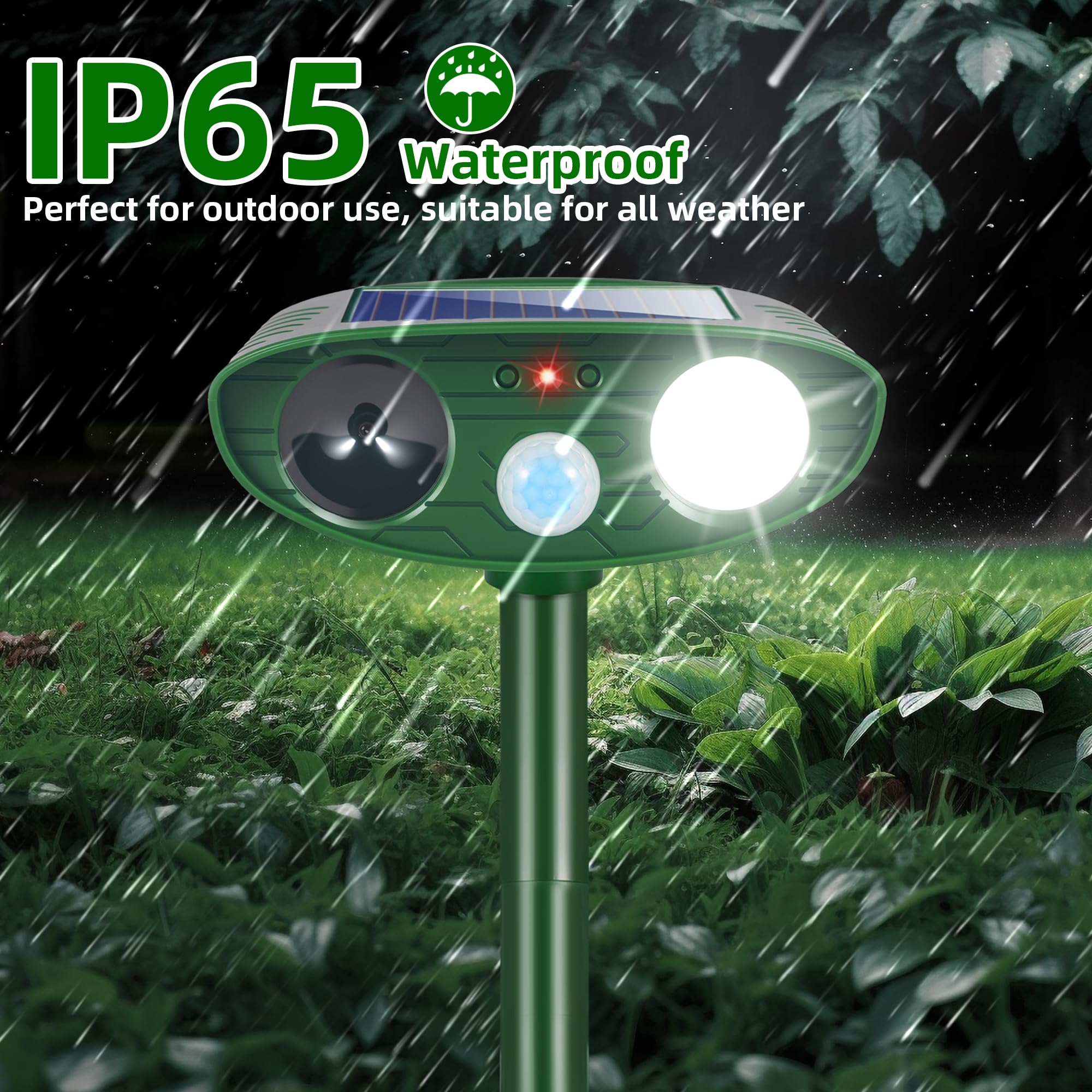 CXIENAOY green animal repellent device in garden