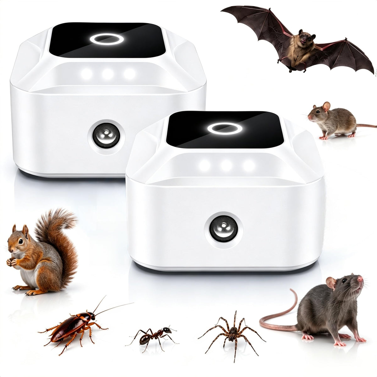 CXIENAOY Ultrasonic Rodent Repellent front view