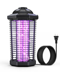 CXRUY Bug Zapper Black model front view with high-voltage grid