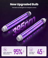 CXRUY Bug Zapper showing the 6W replaceable lamp tube