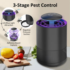 CXRUY Indoor Insect Trap showing automatic light sensor