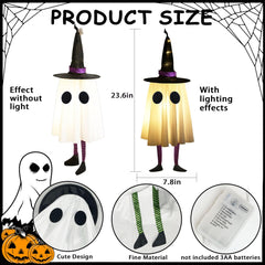 CYSKXYI Halloween witch hat lights hanging on a tree