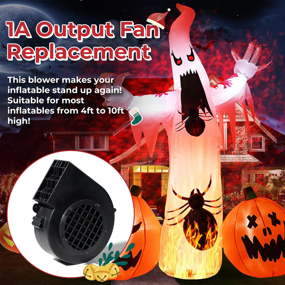 CYXG fan blower working with Christmas inflatables