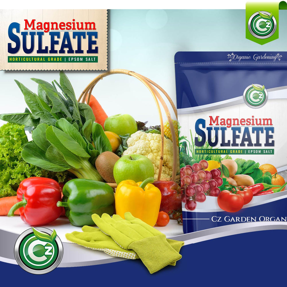 Cz Garden Magnesium Sulfate Epsom Salt in a garden setting