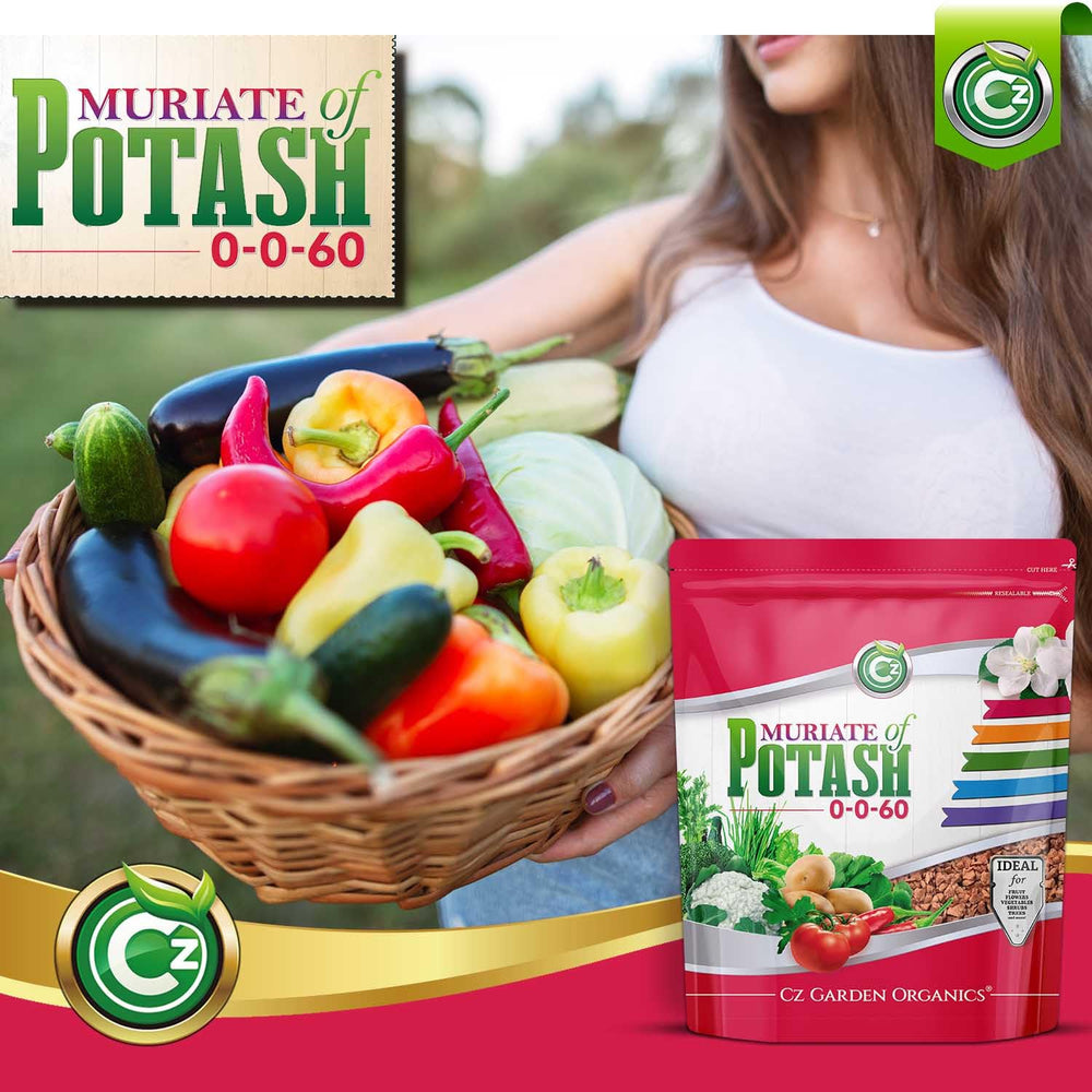 Cz Garden Muriate of Potash used in a flower garden