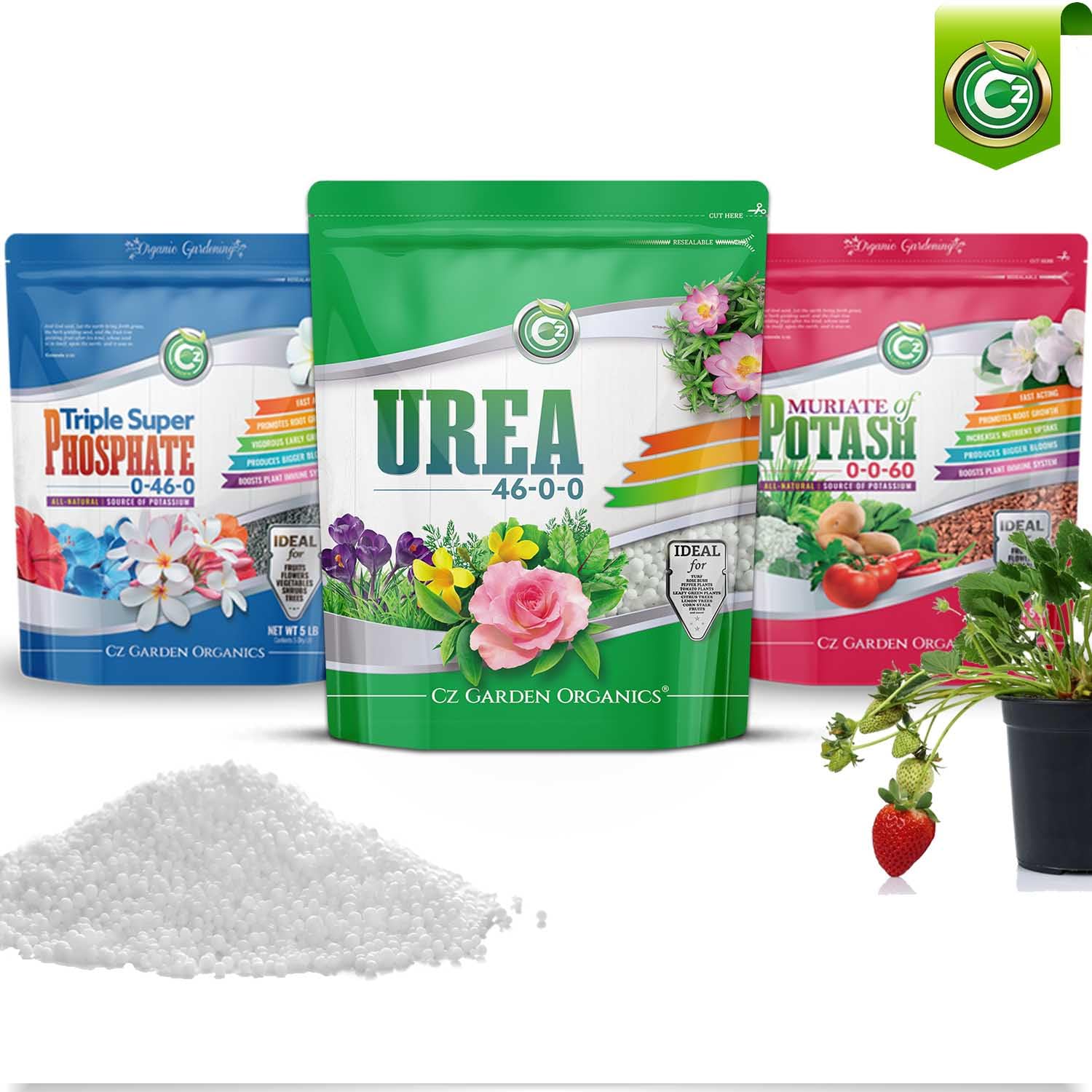 Cz Garden Urea Fertilizer 5LB packaging details
