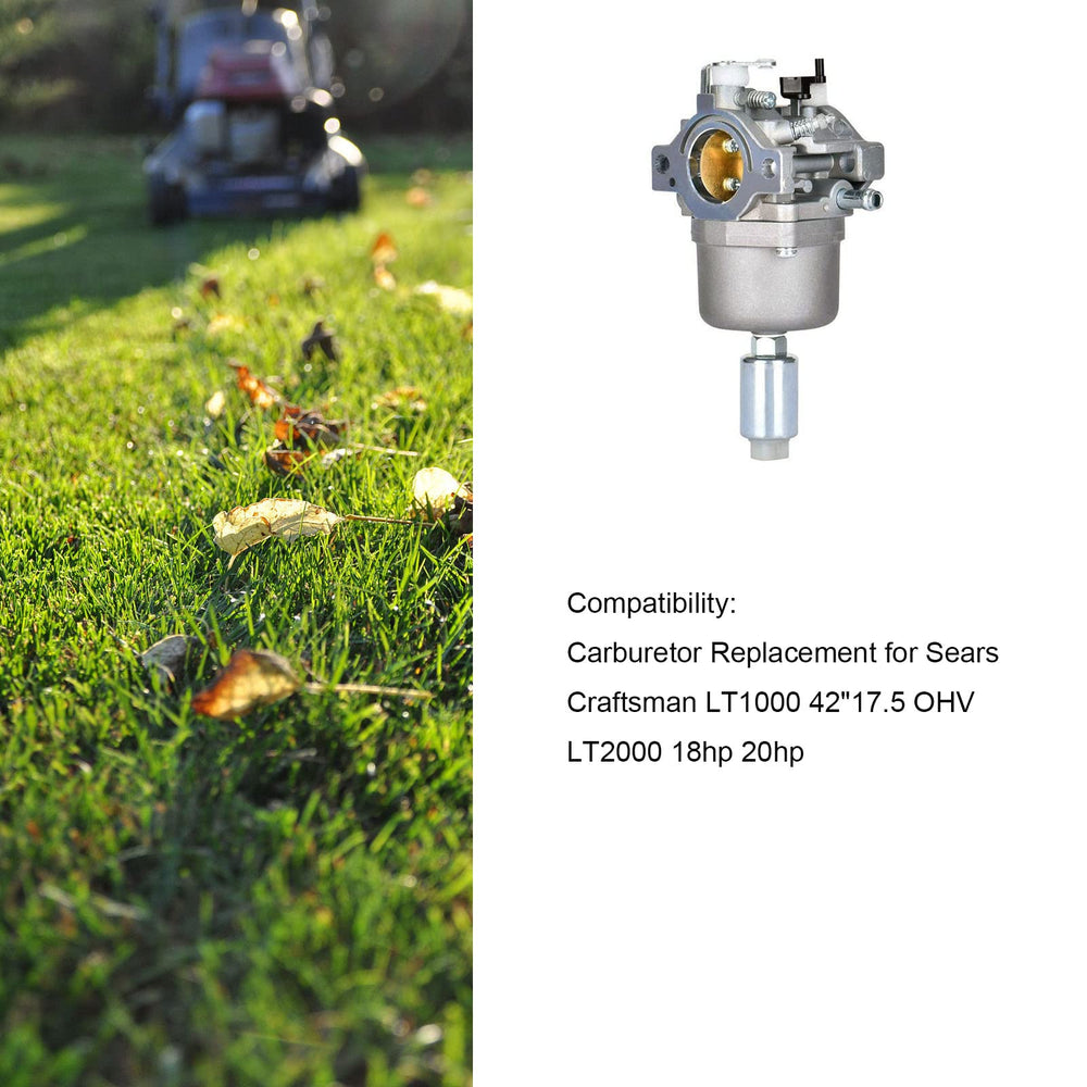 Czsmbt carburetor mounted on Troy-Bilt Pony mower