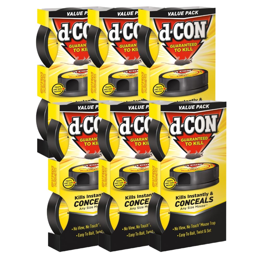 d-Con No View Mouse Trap black model front view