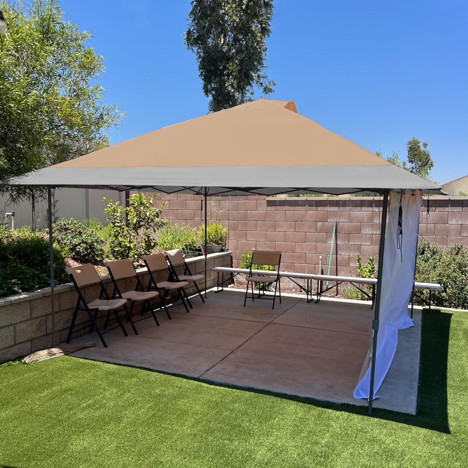 D&ONEHOS canopy replacement top showing air vent feature
