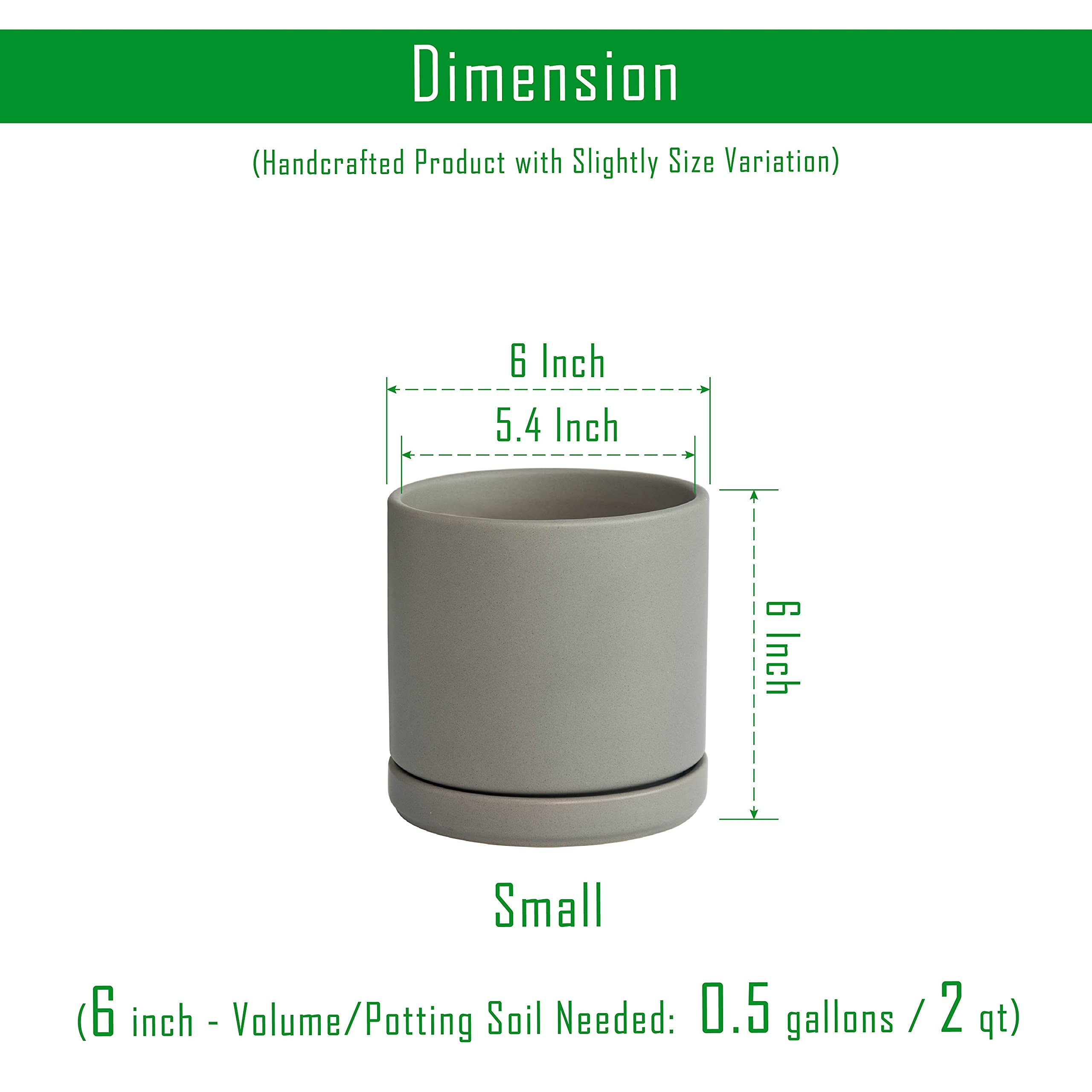 D'vine Dev ceramic pots side view showcasing design