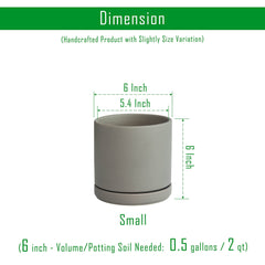 D'vine Dev ceramic pots side view showcasing design