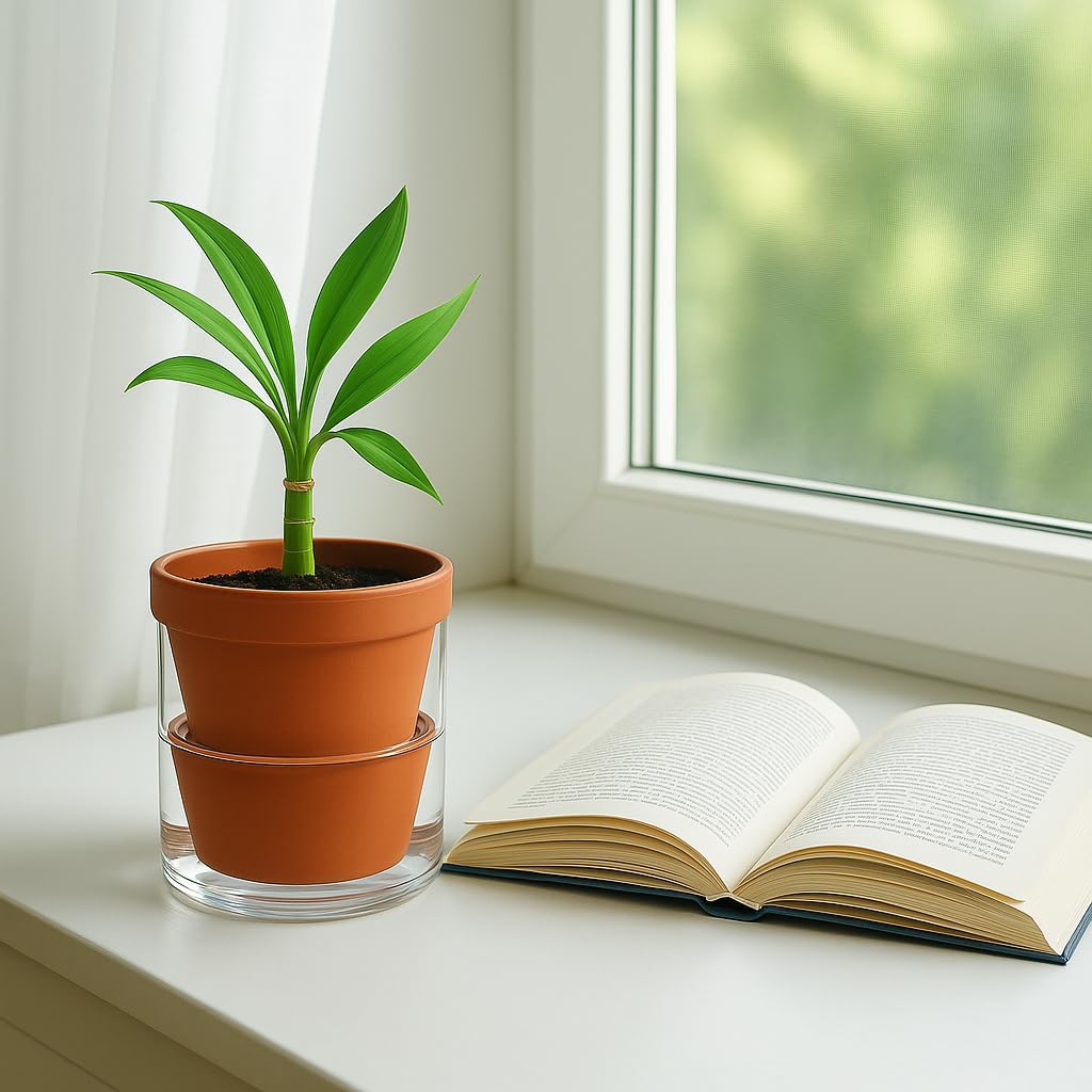 D'vine Dev Self Watering Planter in a home setting