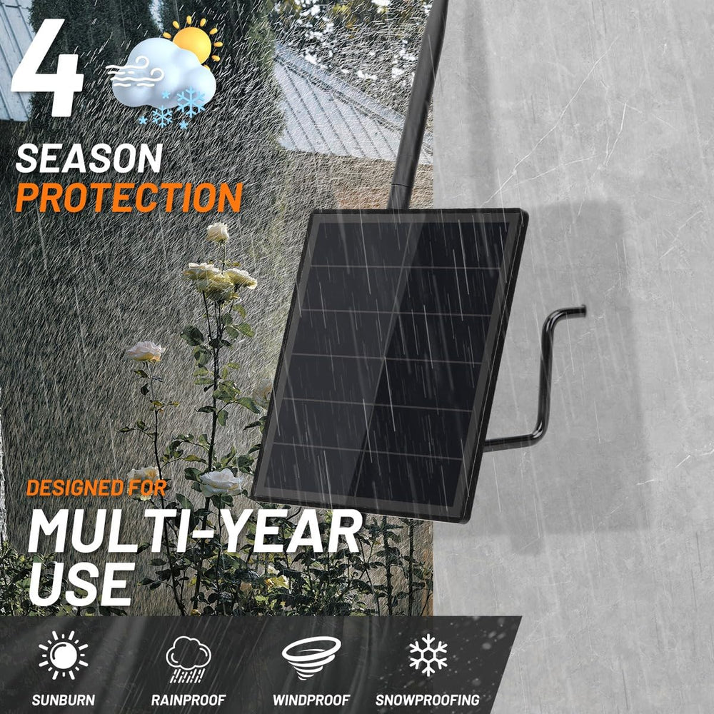 D5-1A Solar Panel Kit showing 360° adjustable bracket