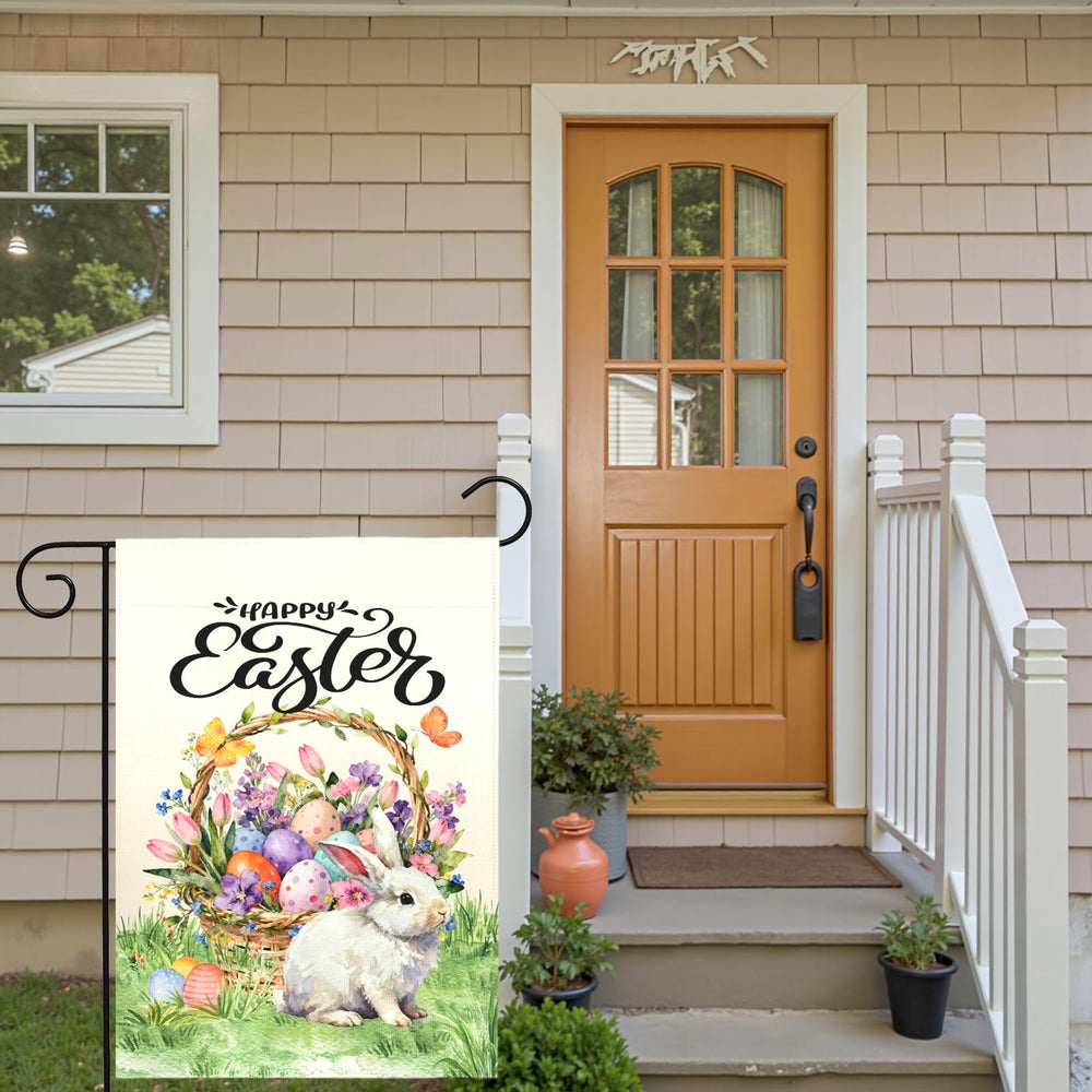Dacawin Easter Garden Flag packaging and details
