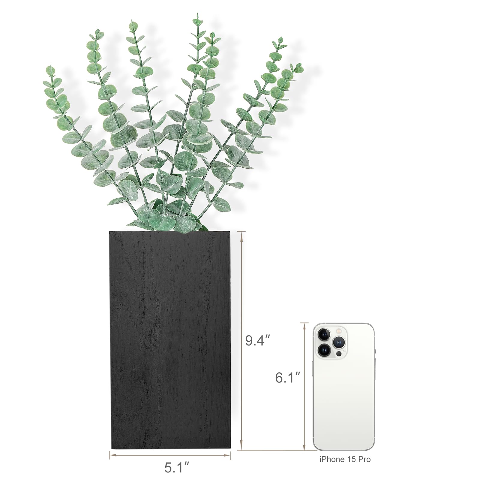 Dahey wall planter set displayed in a modern living room