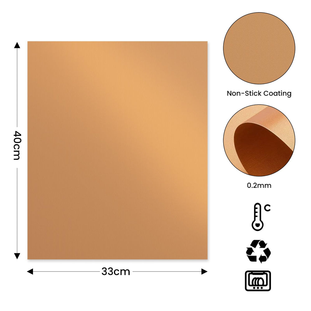 Dailyart Copper Grill Mat on a barbecue grill