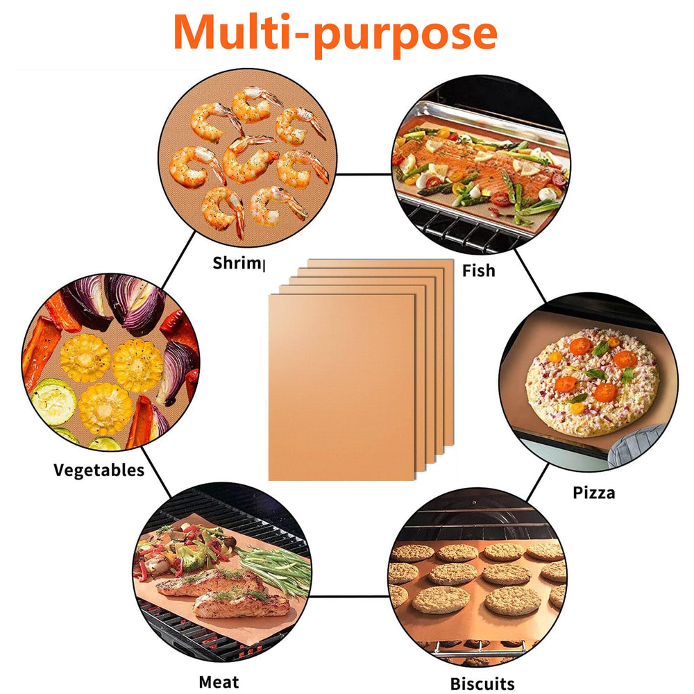 Dailyart Copper Grill Mats displaying packaging