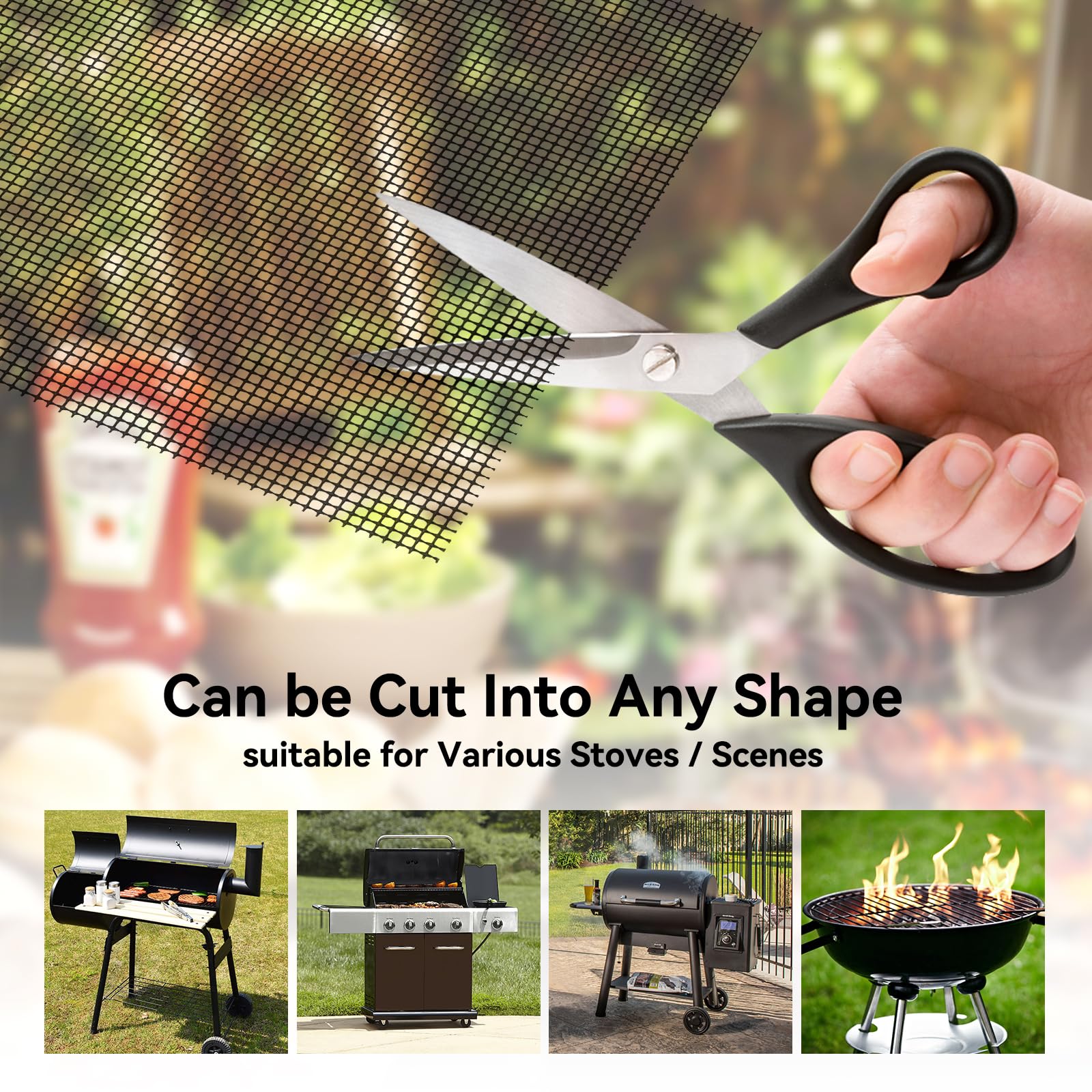 Dailyart Grill Mesh Mat set packaging with product details