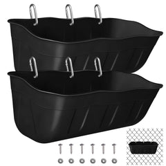 DallerSoode Hanging Goat Feeder black model front view