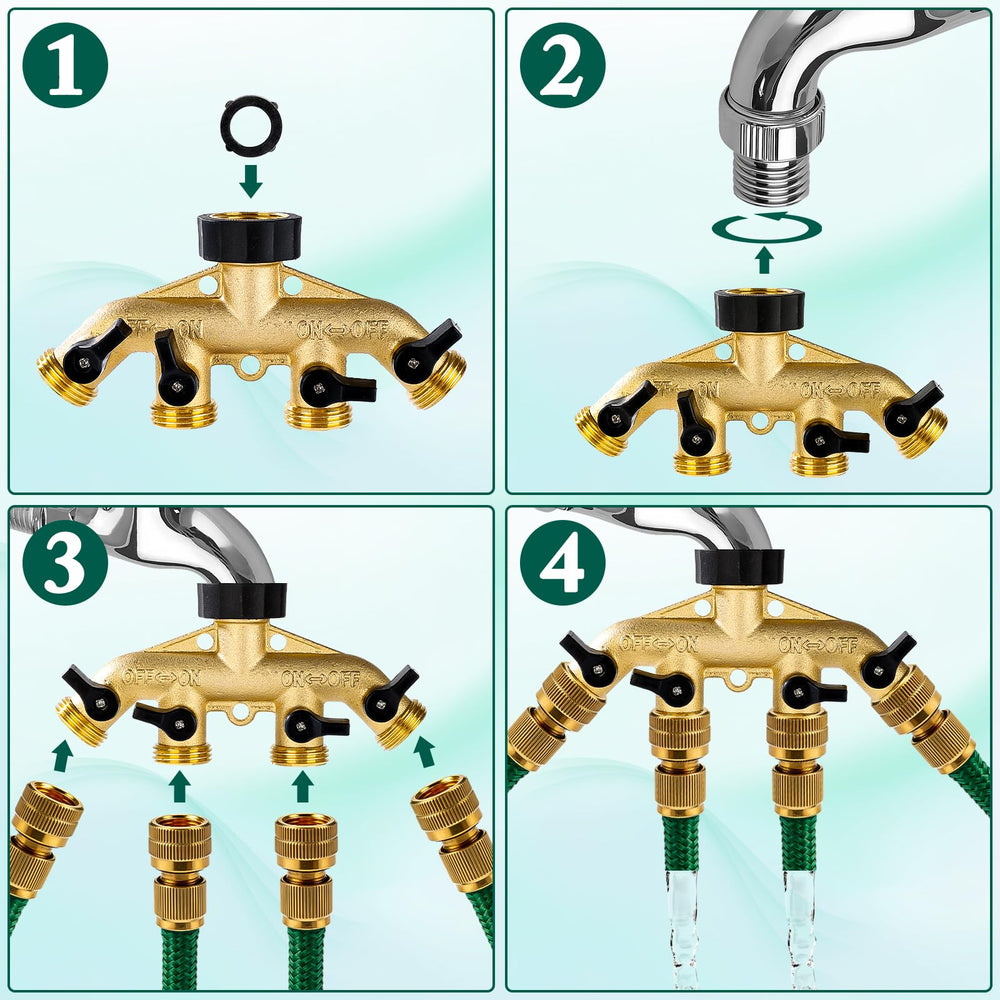 Dalmbox Garden Hose Splitter packaging details