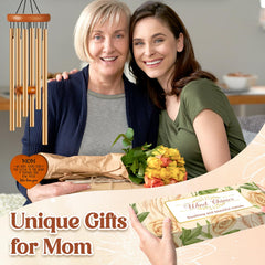 Damaigiift wind chime for mom in elegant gift box
