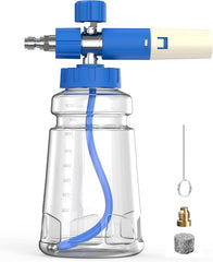 DANCINGBOAR Foam Cannon front view, blue 1L bottle