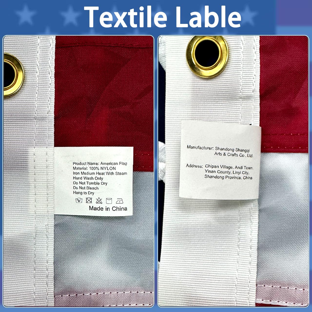 DANF FLAG American Flag 2.5x4 ft packaging view