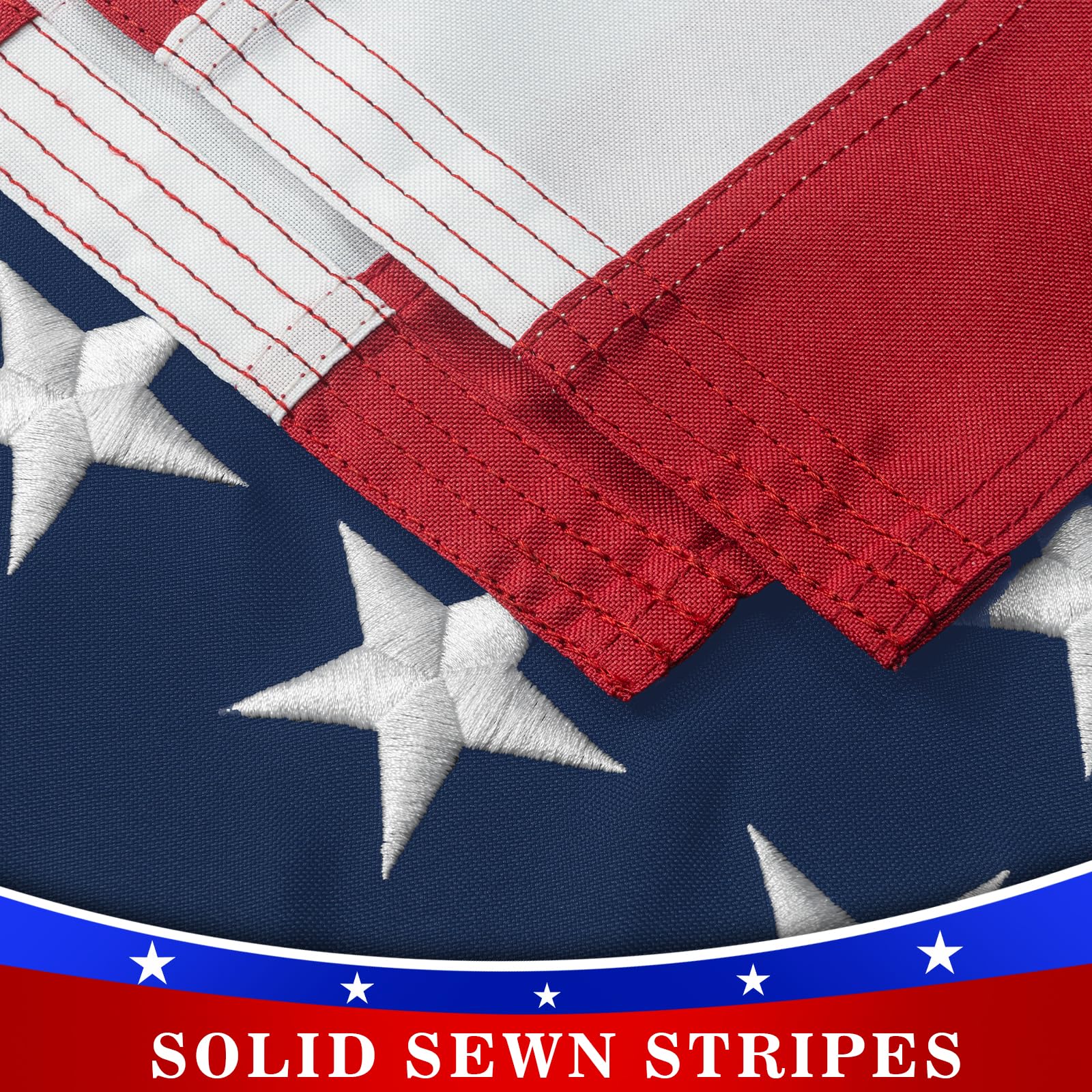 DANF FLAG American Flag 3x5 ft displayed outdoors