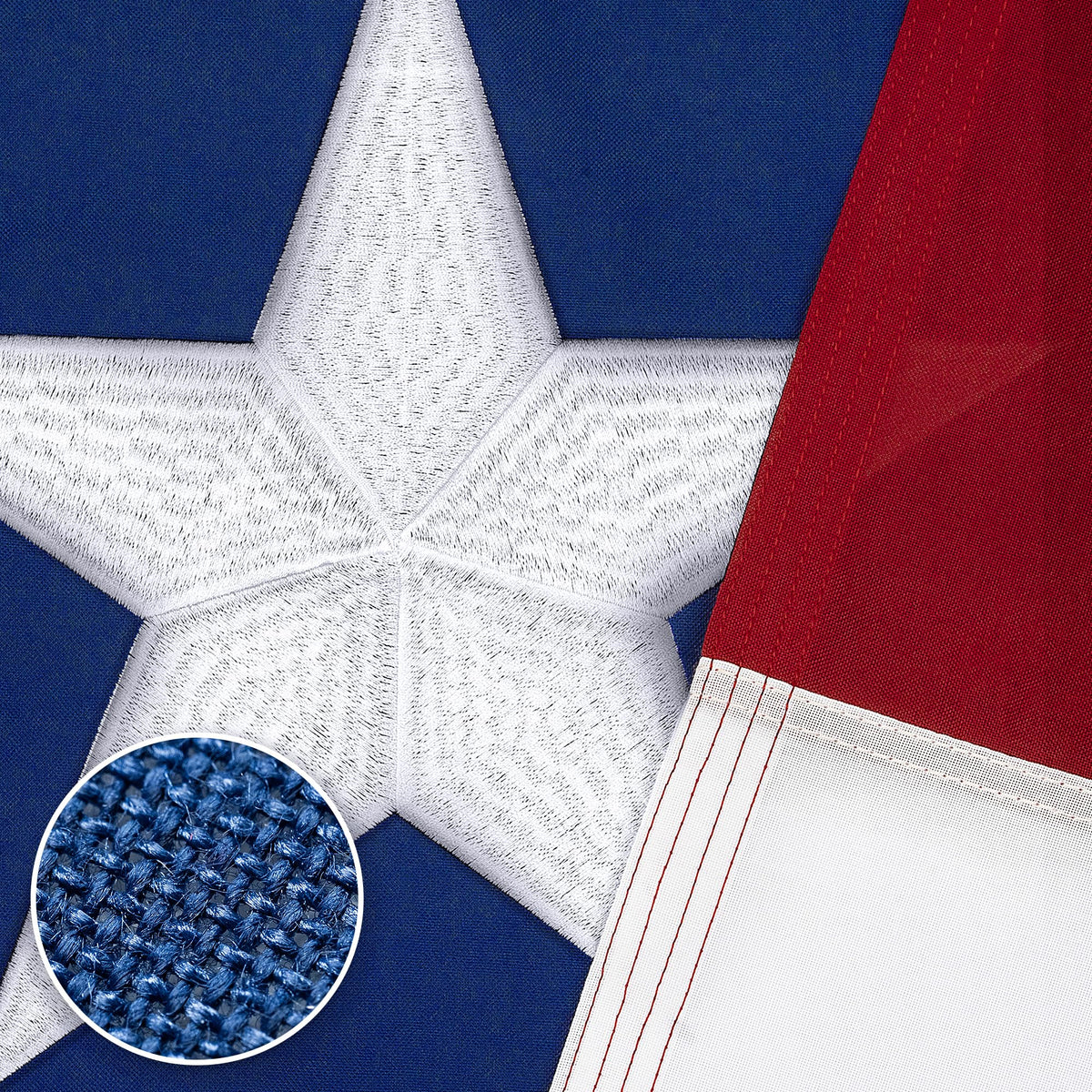 DANF FLAG Texas Flag 3x5 Ft front view with vibrant colours