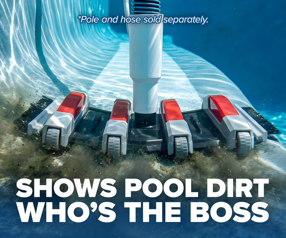 Danny's Pool Products Manual Pool Vacuum Head side view