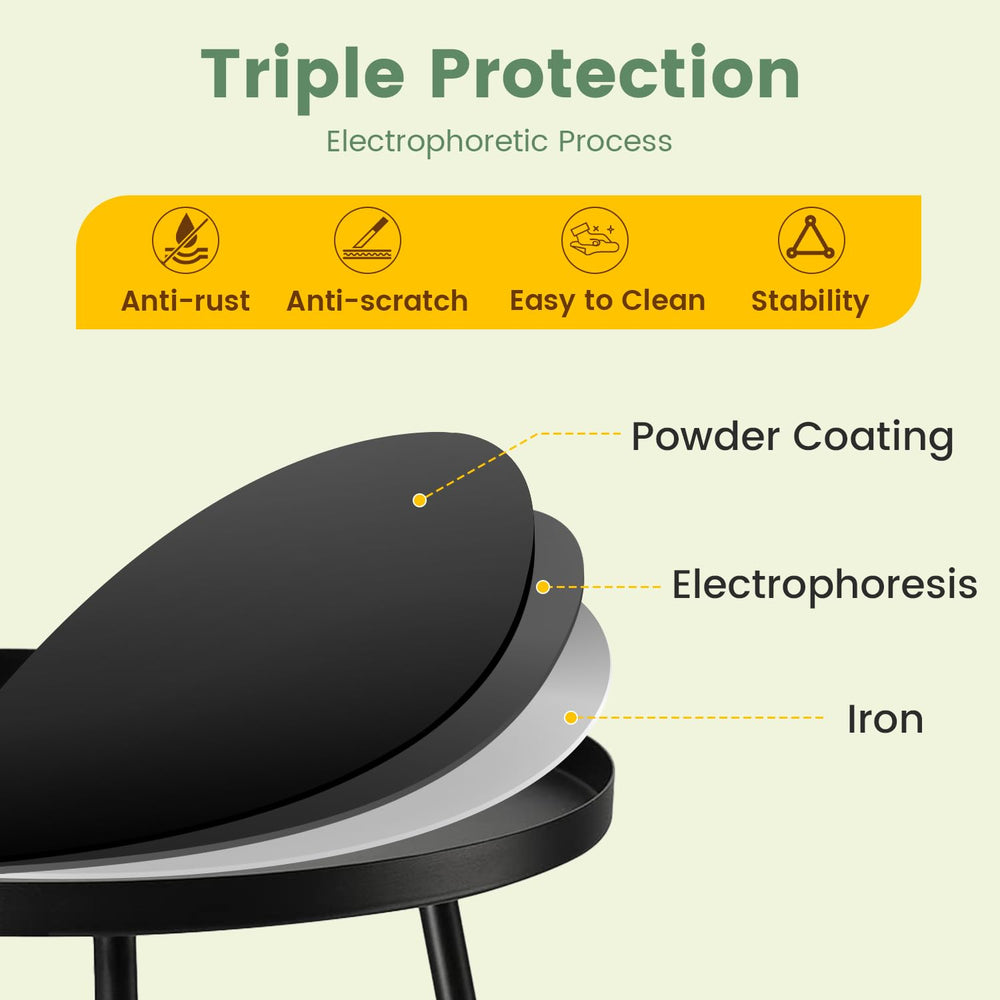 danpinera Outdoor Side Table black side view