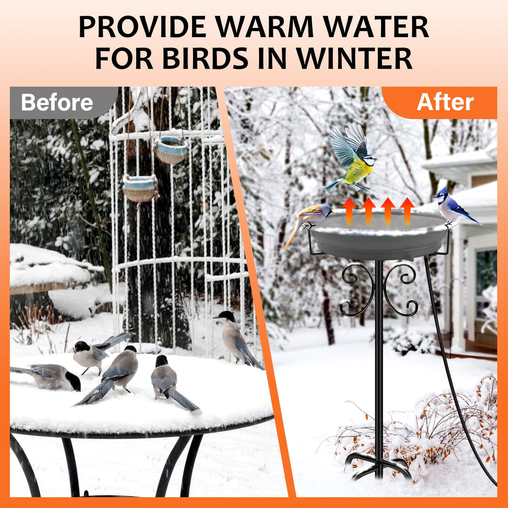 Daoeny Heated Bird Bath installation process