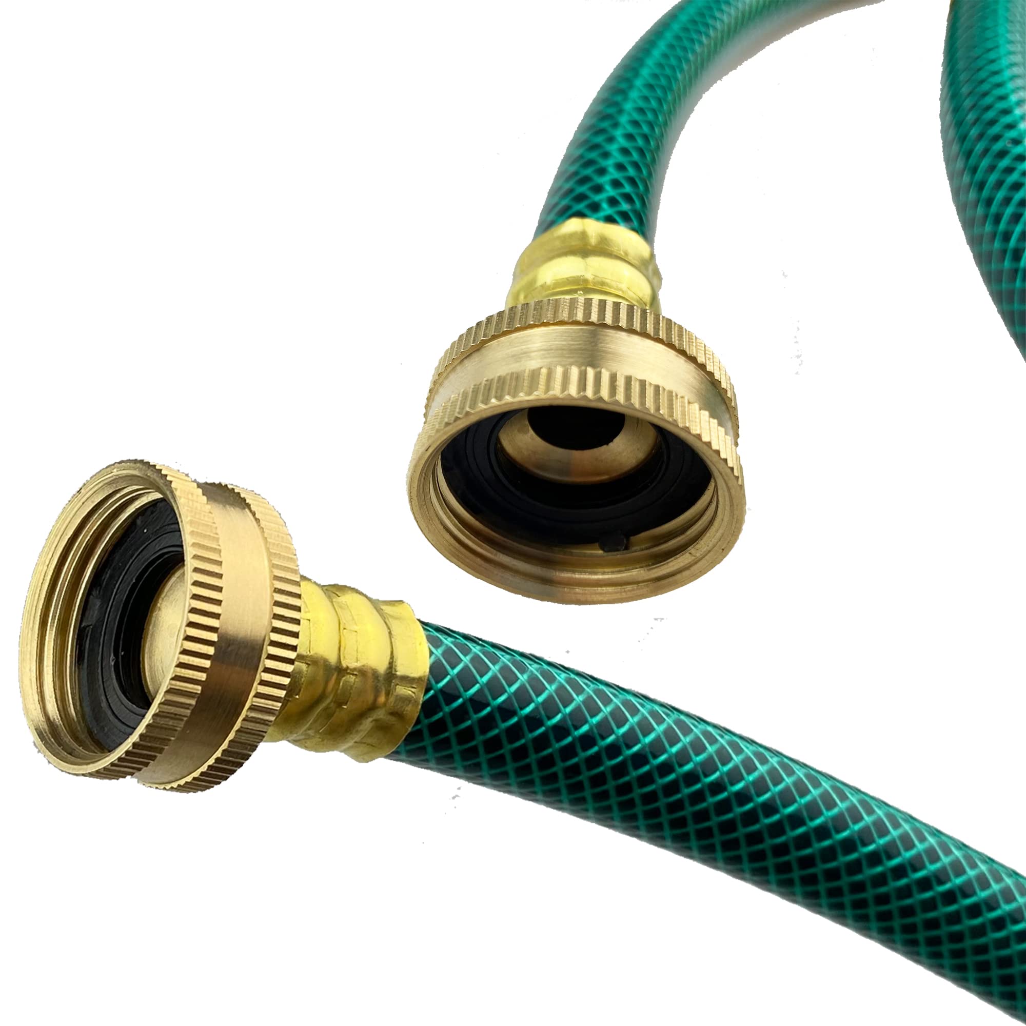 Darnassus garden hose coiled up for storage